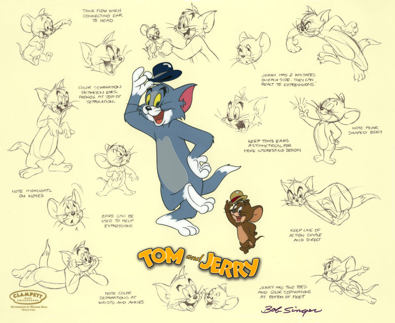 Tom and Jerry Model Sheet