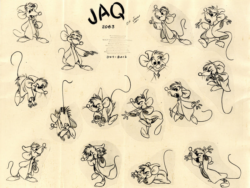 Cinderella Original Stat Model Sheet: Jaq