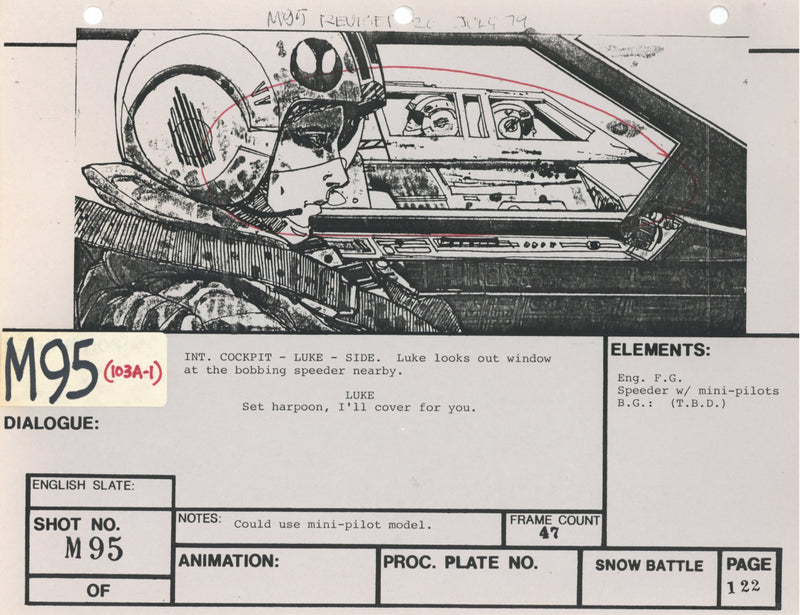 Star Wars: Episode V - The Empire Strikes Back: VFX Storyboard
