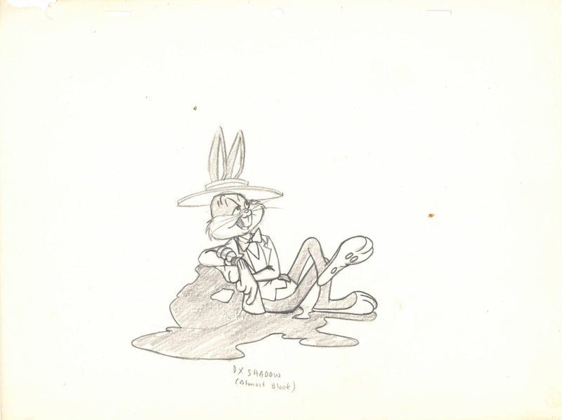 Bugs Bunny Show Opening Title Original Production Drawing