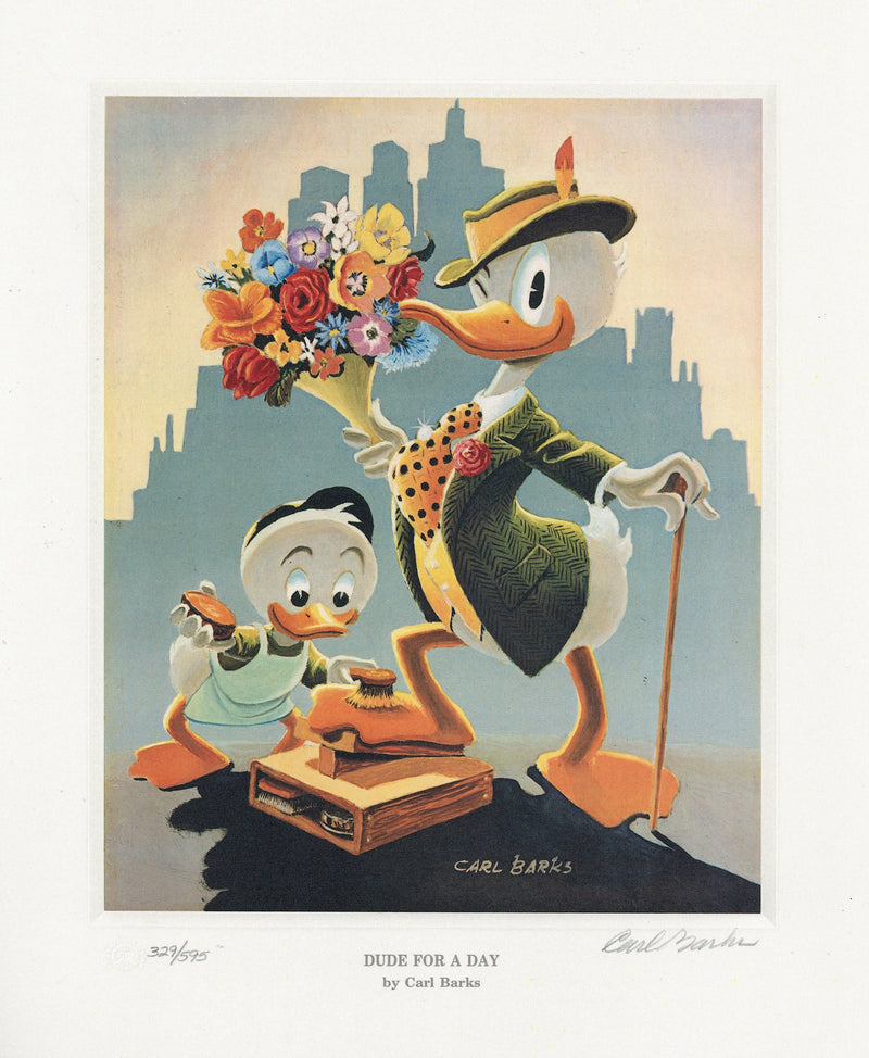 Dude for a Day by Carl Barks (Framed)