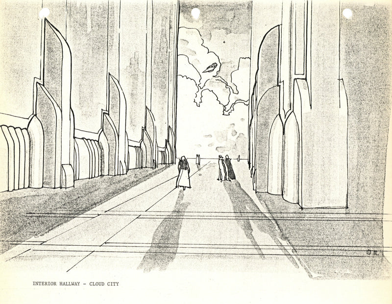 Star Wars: The Empire Strikes Back - Photostat Set Concept: Cloud City Interior Hallway