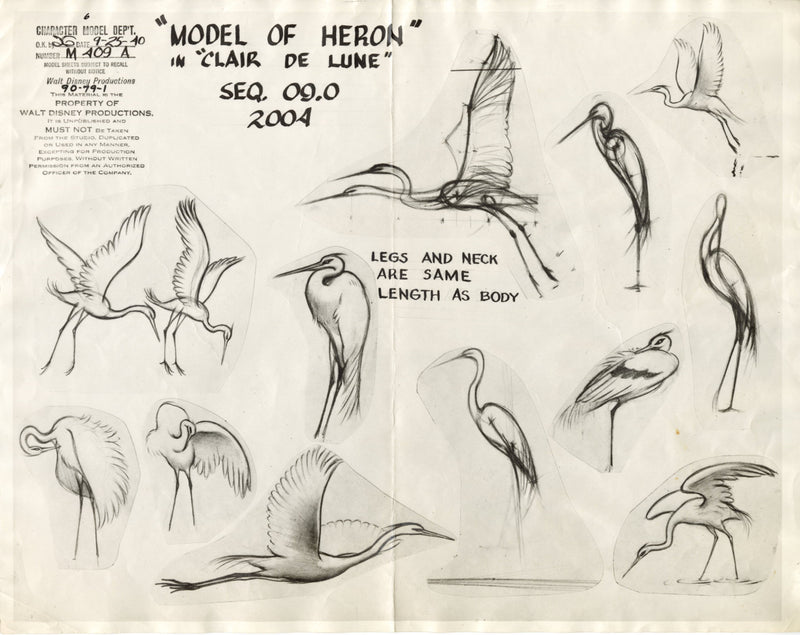 Fantasia Original Stat Model Sheet: Heron