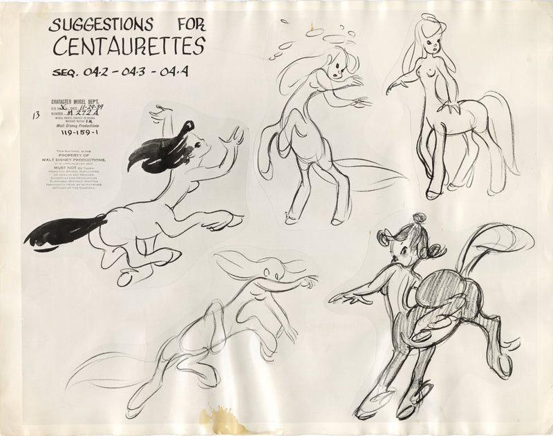 Fantasia Original Stat Model Sheet: Centaurettes