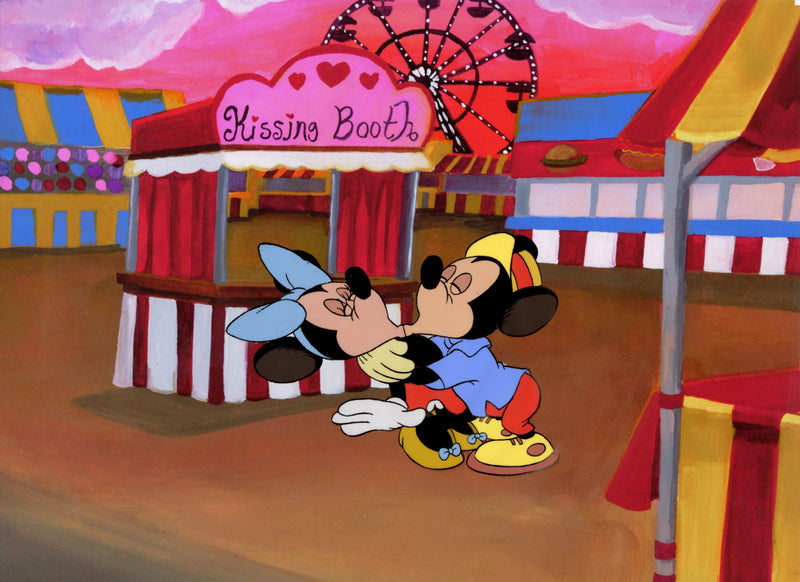 Wonderful World of Color Original Production Cel: Mickey and Minnie Mouse