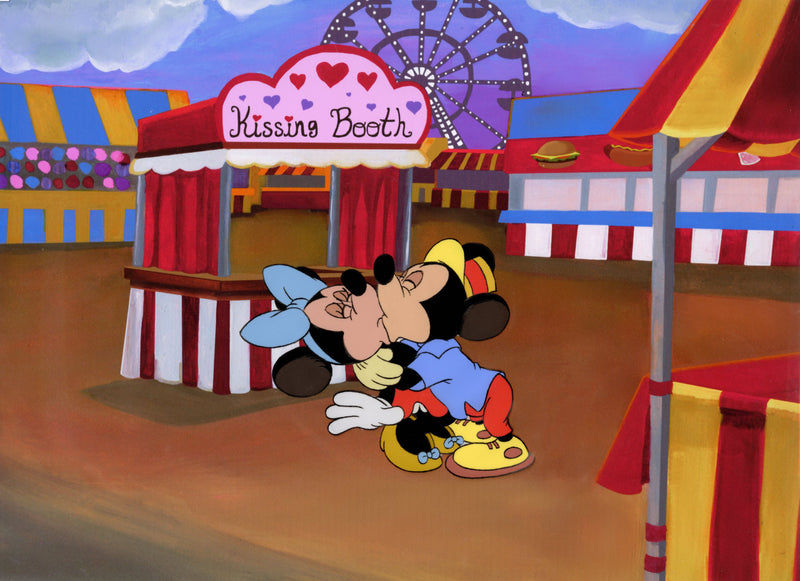 Wonderful World of Color Original Production Cel: Mickey and Minnie Mouse