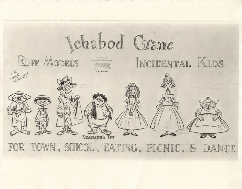 The Legend of Sleepy Hollow Ruff Model Sheet: Incidental Kids