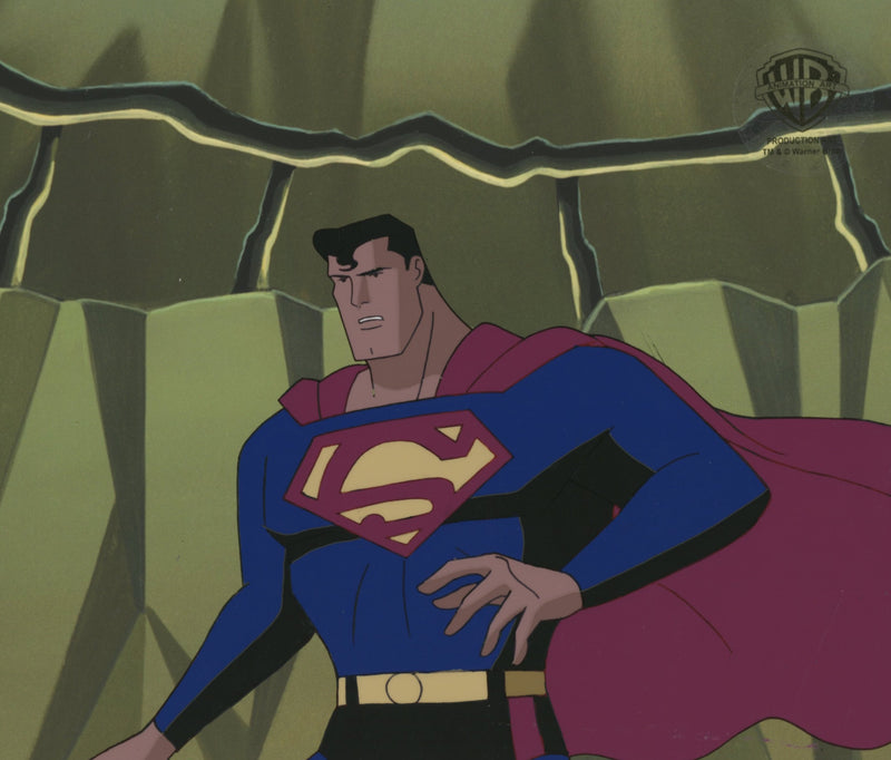 Superman the Animated Series Original Production Cel: Superman