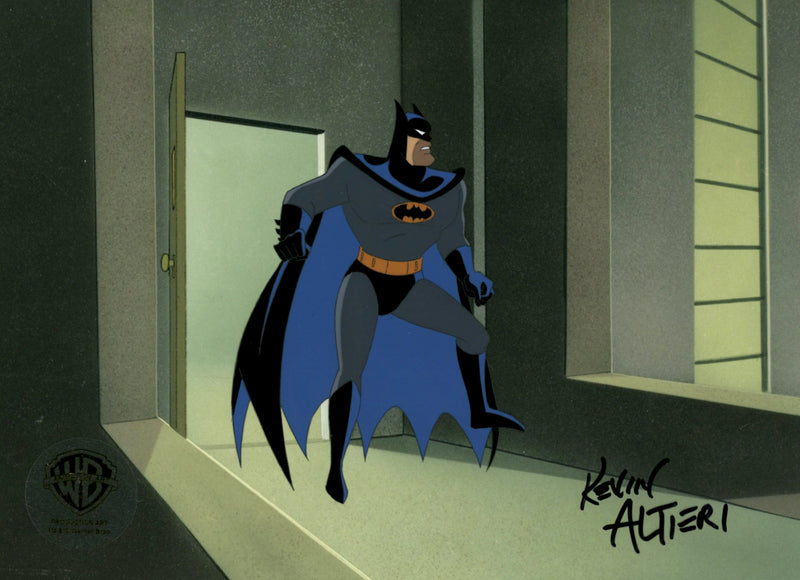 Batman: Mask of the Phantasm Original Production Cel Signed By Kevin Altieri: Batman