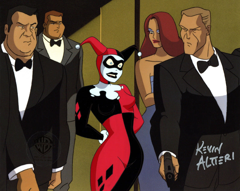 Batman The Animated Series Original Production Cel Signed By Kevin Altieri: Harley Quinn