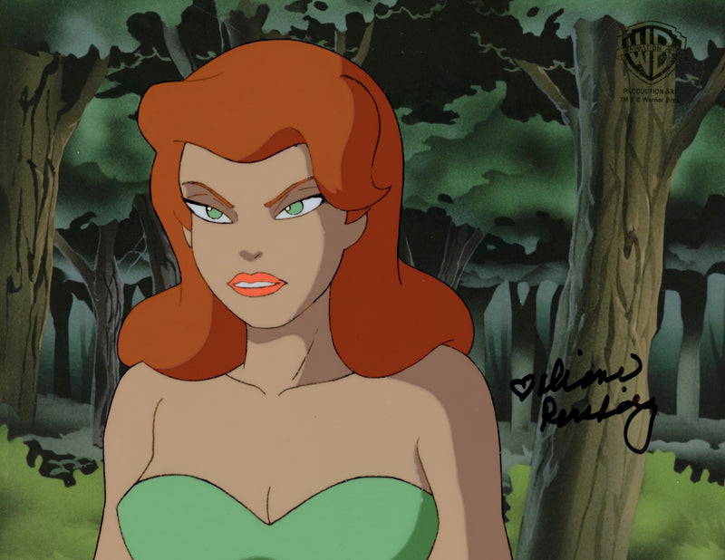 Batman The Animated Series Original Production Cel Signed by Diane Pershing: Poison Ivy