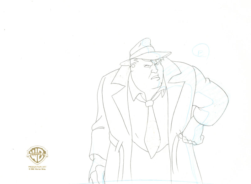 Batman The Animated Series Original Production Drawing: Detective Bullock