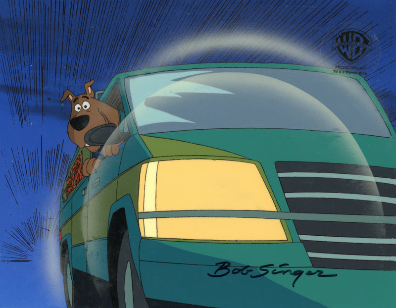 Scooby-Doo and the Witch's Ghost Original Production Cel Signed by Bob Singer: Scooby
