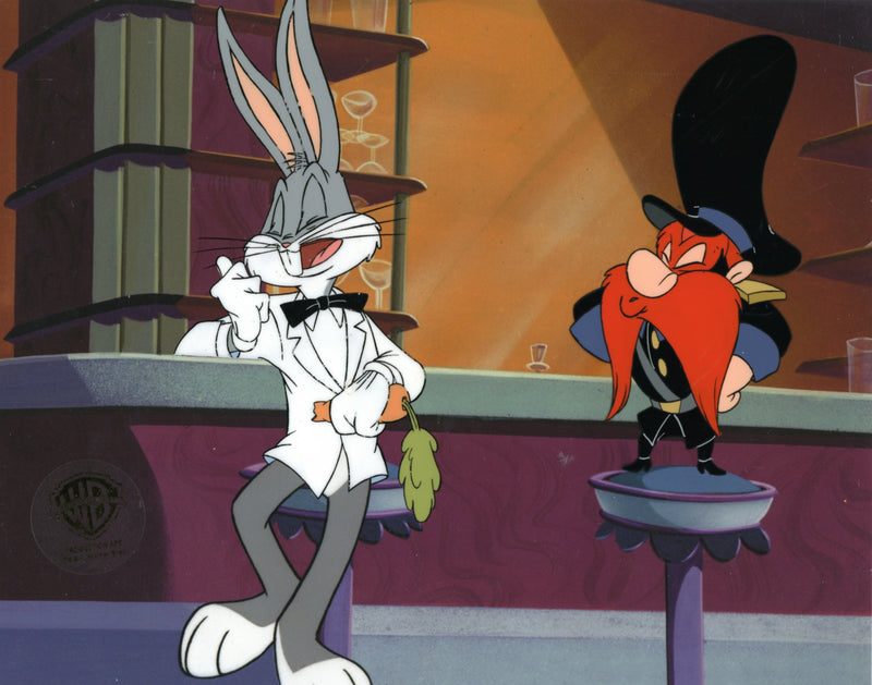 Carrotblanca Original Production Cel: Bugs Bunny, Yosemite Sam