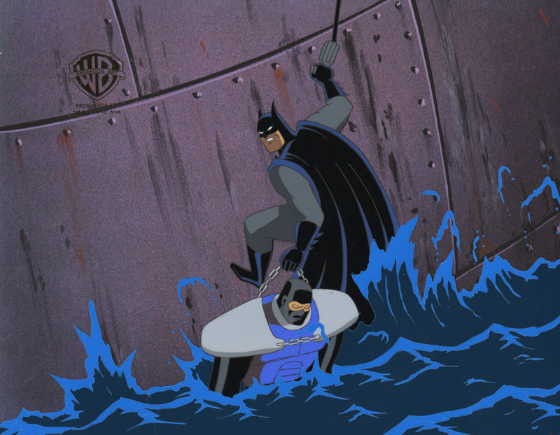 Batman The Animated Series Original Production Cel: Batman and Lock-Up