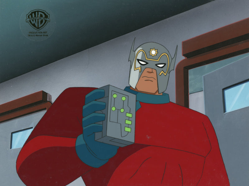 Superman the Animated Series Original Production Cel on Original Background: Orion