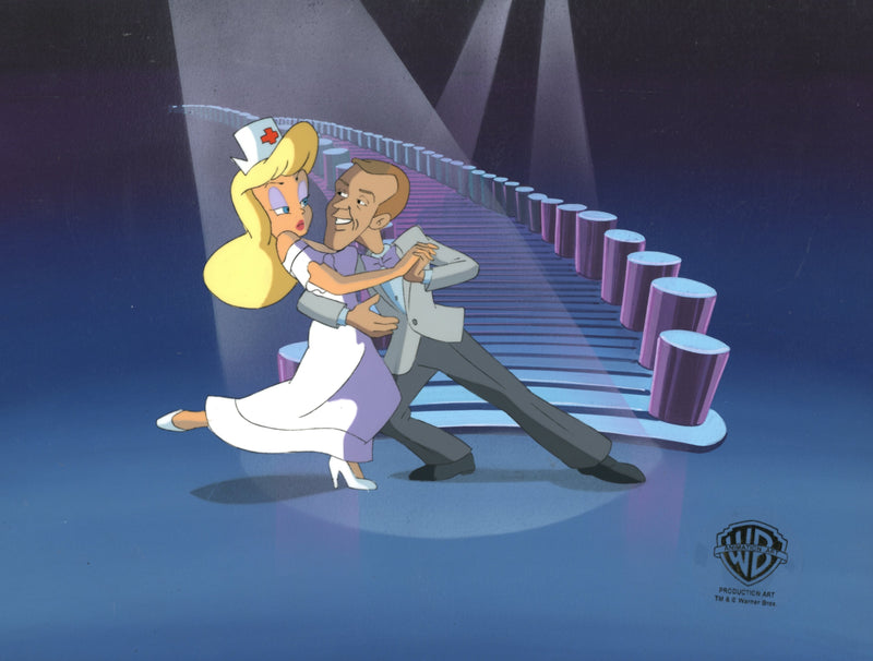 Animaniacs Original Production Cel on Original Background: Hello Nurse, Fred Astaire