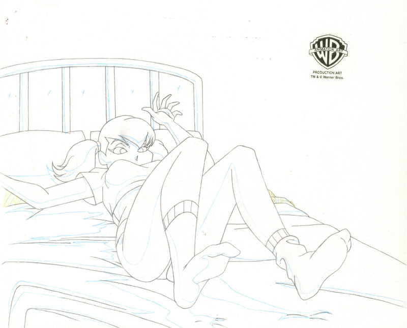 The New Batman Adventures Original Production Drawing: Harley