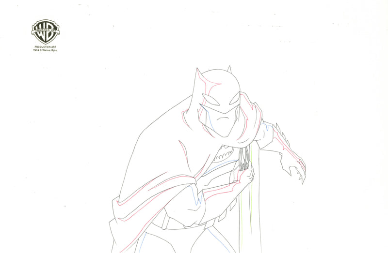 The Batman Original Production Drawing: Batman