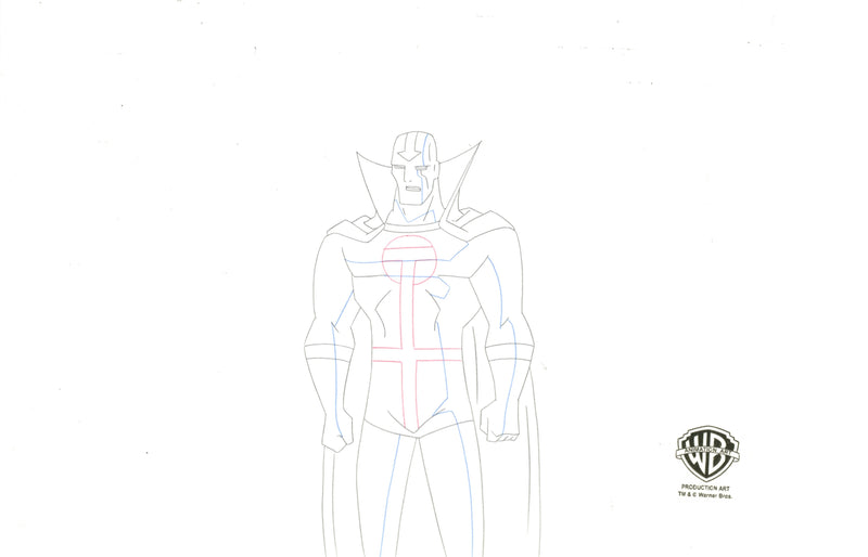 Justice League Unlimited Original Production Drawing: Red Tornado