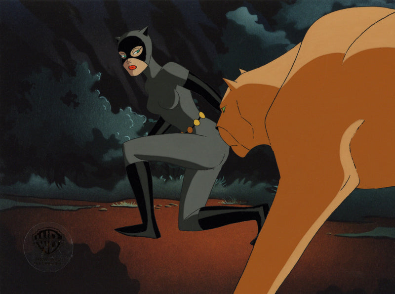 Batman The Animated Series Original Production Cel: Catwoman