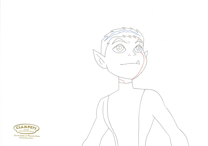 Teen Titans Original Production Drawing: Beast Boy