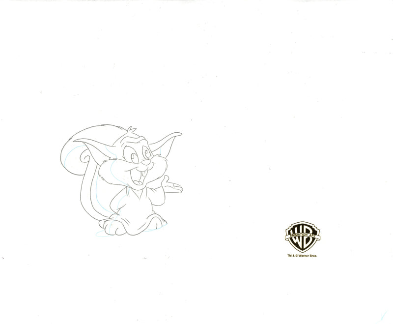 Pinky and the Brain Original Production Cel With Matching Drawing: Skippoda, Wak Skylicker