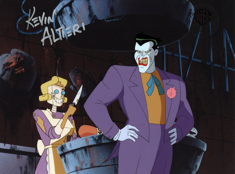 Batman: Mask of the Phantasm Original Production Cel Signed By Kevin Altieri: Joker