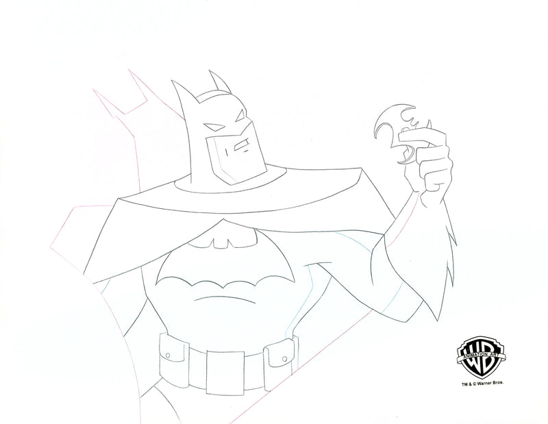 Static Shock Original Production Drawing: Batman