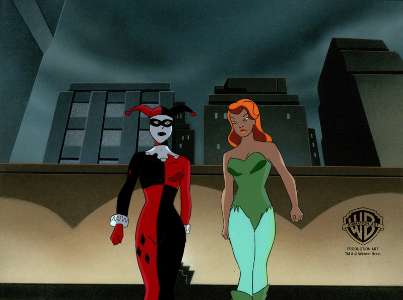 Batman The Animated Series Original Production Cel: Harley, Ivy