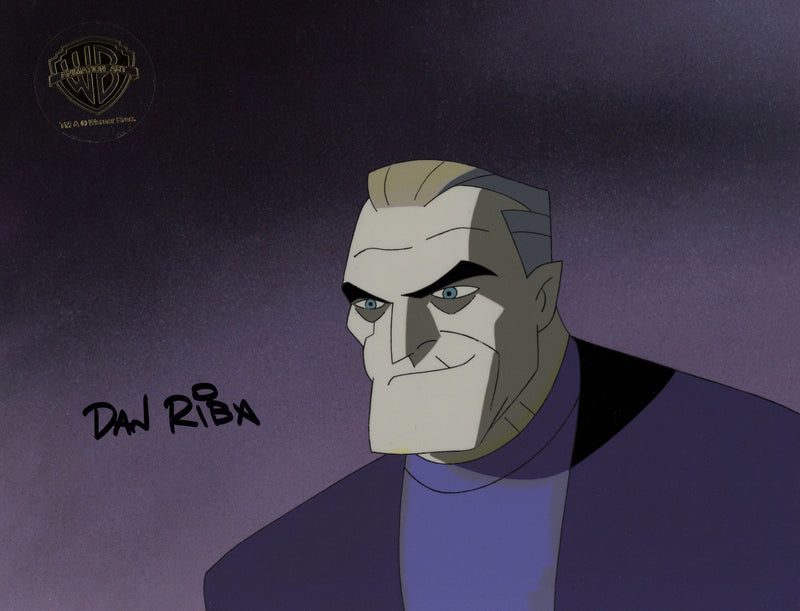 Batman Beyond Original Production Cel Signed by Dan Riba: Bruce Wayne