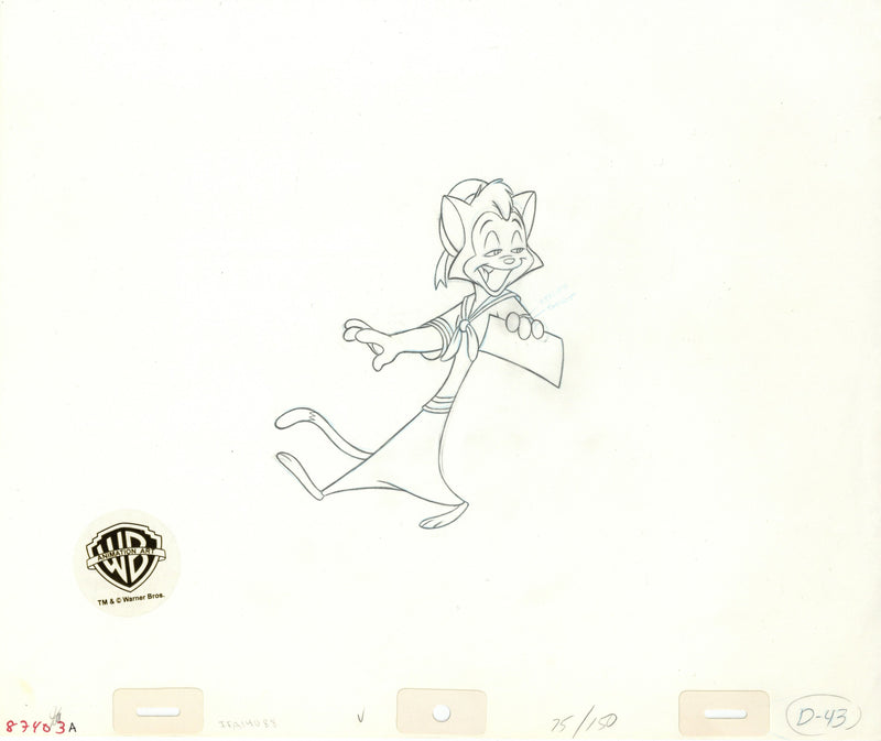 Cats Don't Dance Original Production Drawing: Danny