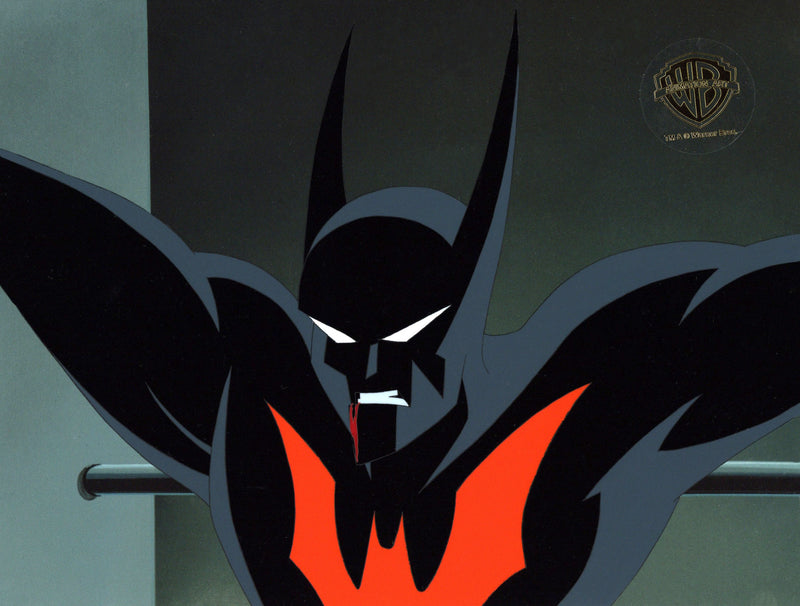 Batman Beyond Original Production Cel with Matching Drawing: Batman