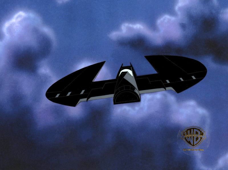 Batman The Animated Series Original Production Cel: Batplane
