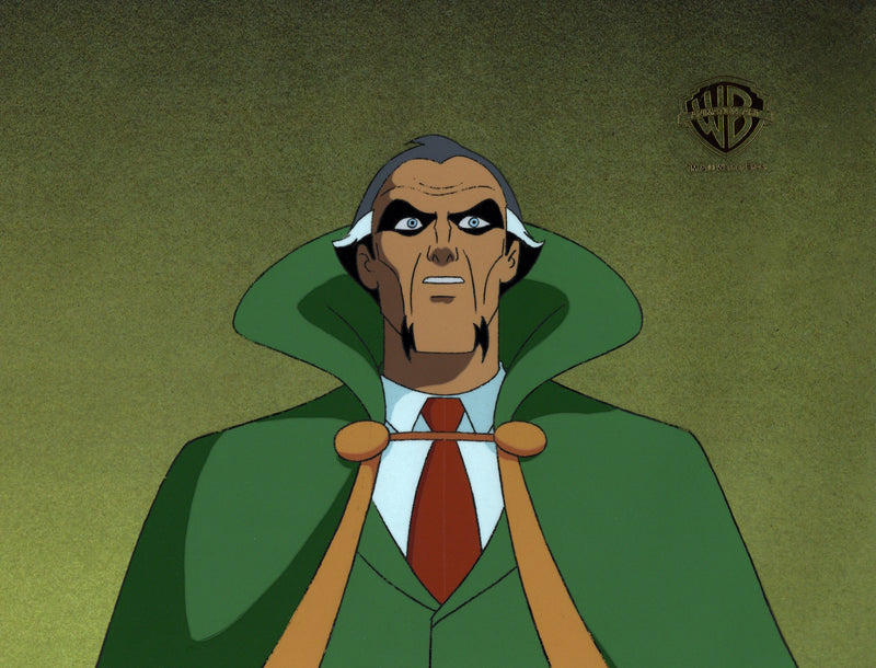 Batman The Animated Series Original Production Cel with Matching Drawing: Ra's Al Ghul