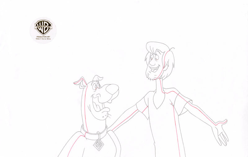 What's New Scooby-Doo? Original Production Drawing: Scooby-Doo, Shaggy