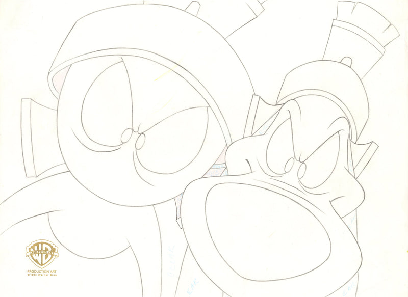 Looney Tunes Original Production Drawing: Marvin Martian, K-9