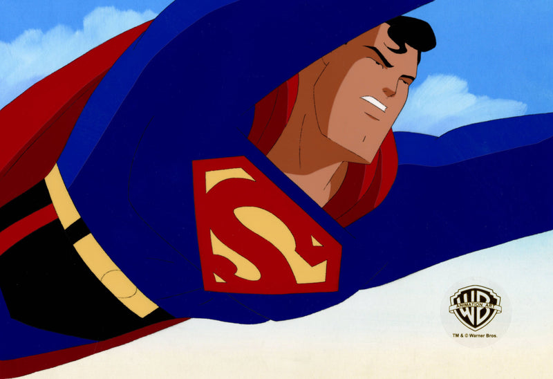 Superman The Animated Series Original Production Cel: Superman