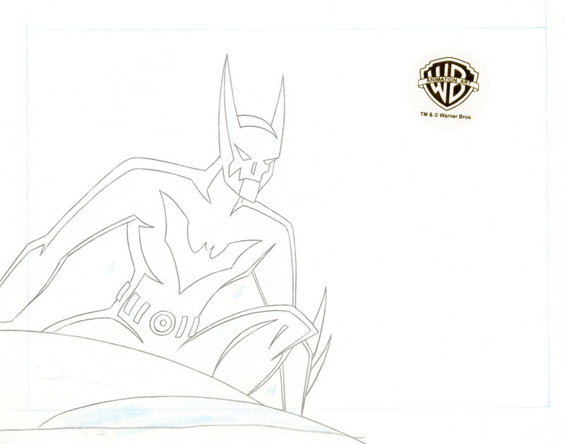 Batman Beyond Original Production Drawing: Batman