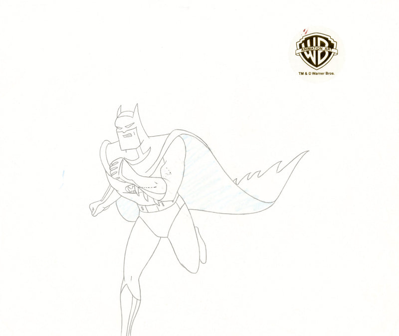 Batman The Animated Series Original Production Drawing: Batman