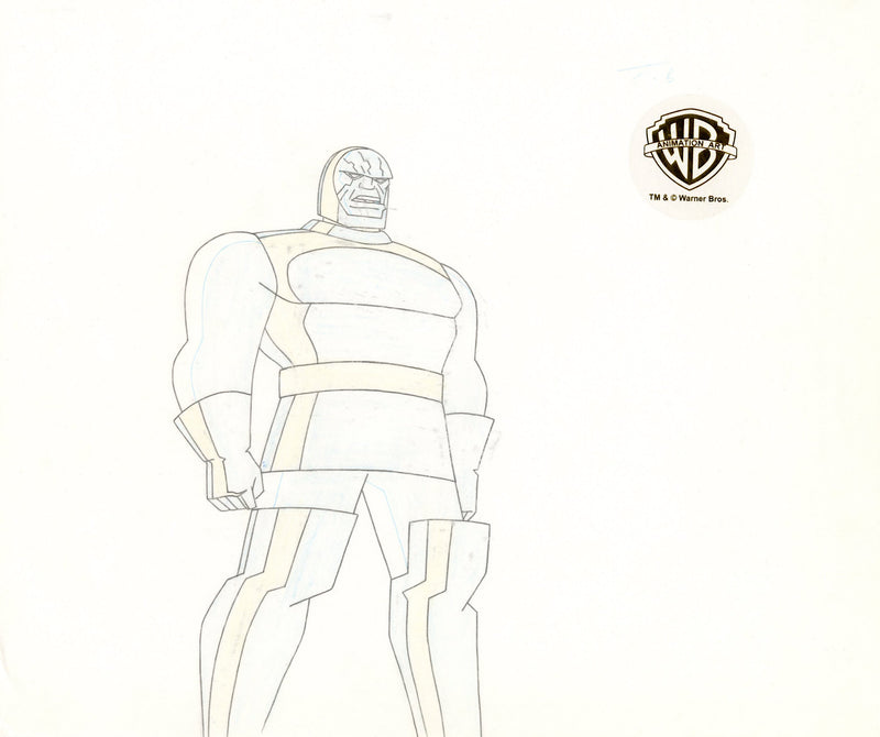 Superman The Animated Series Original Production Cel with Matching Drawing: Darkseid, DeSaad