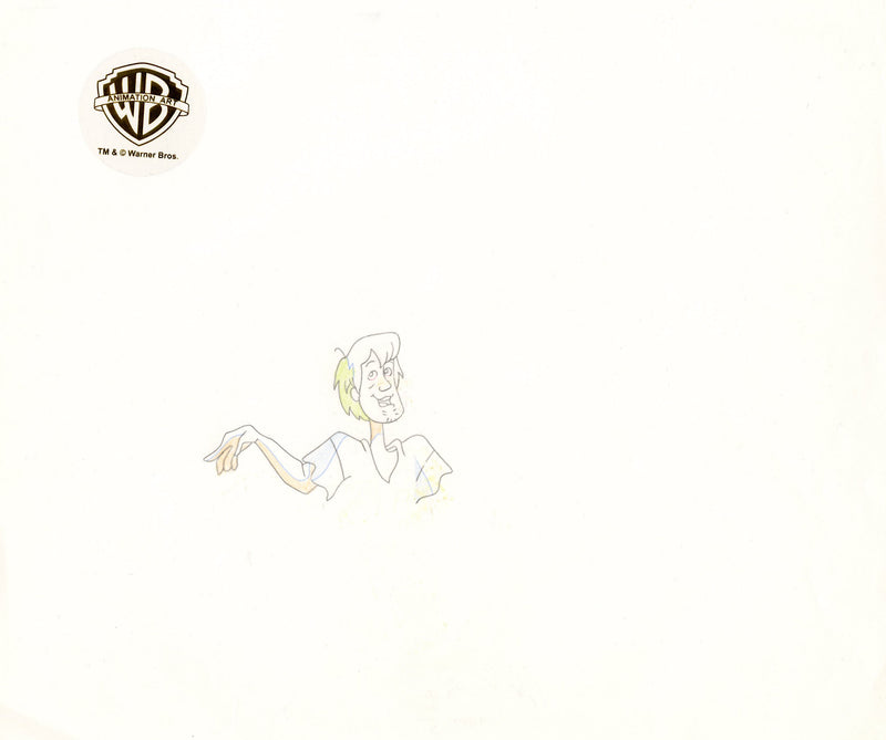 Scooby-Doo on Zombie Island Original Production Cel with Matching Drawing Signed by Bob Singer: Scooby-Doo, Shaggy