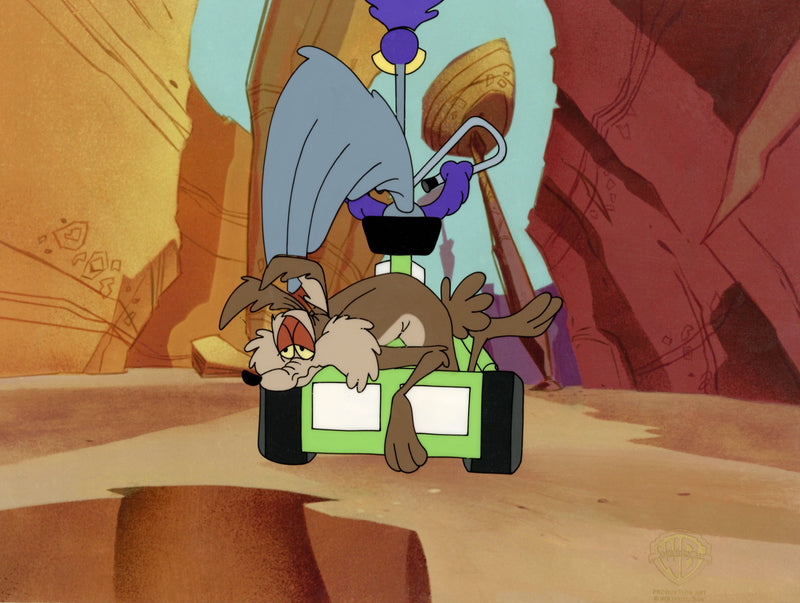 Looney Tunes Original Production Cel: Roadrunner, Wile E. Coyote