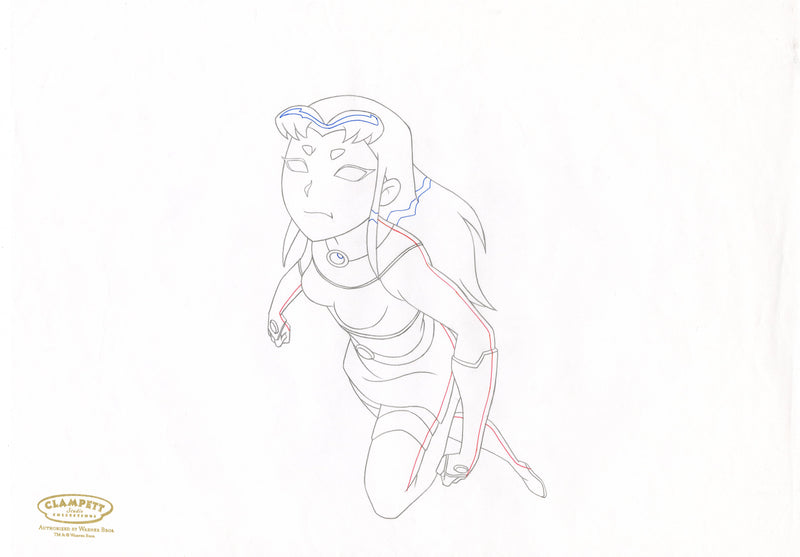 Teen Titans Original Production Drawing (Oversize): Blackfire