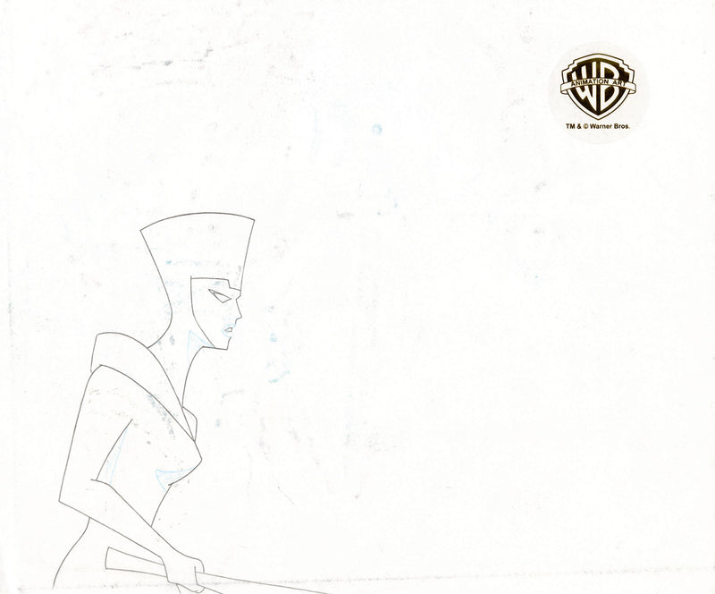 Batman Beyond Original Production Cel on Original Background with Matching Drawing: King, Queen, Ten