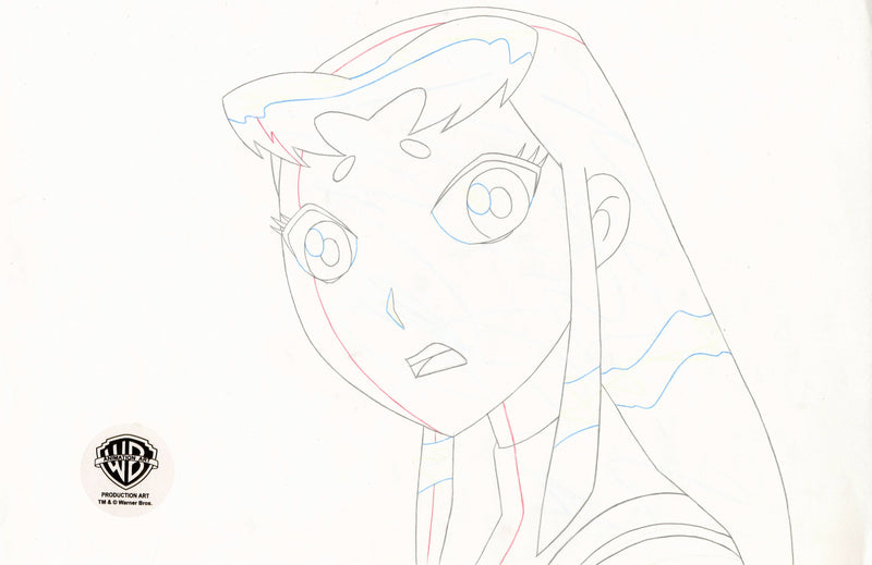 Teen Titans Original Production Drawing: Starfire