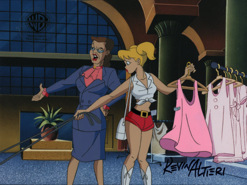 Batman The Animated Series Original Production Cel Signed by Kevin Altieri: Harley