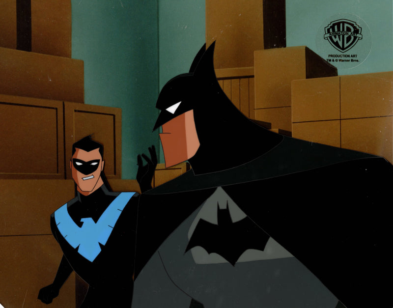The New Batman Adventures Original Production Cel: Batman, Nightwing