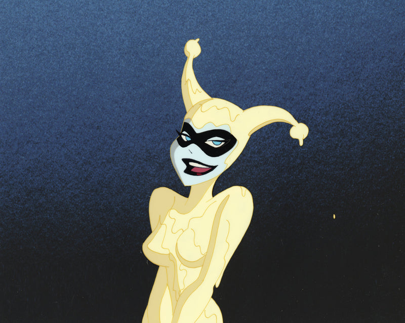 The New Batman Adventures Original Production Cel with Matching Drawing: Harley Quinn