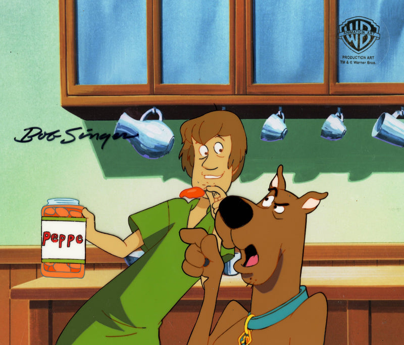 Scooby-Doo on Zombie Island Original Production Cel with Matching Drawing: Scooby, Shaggy